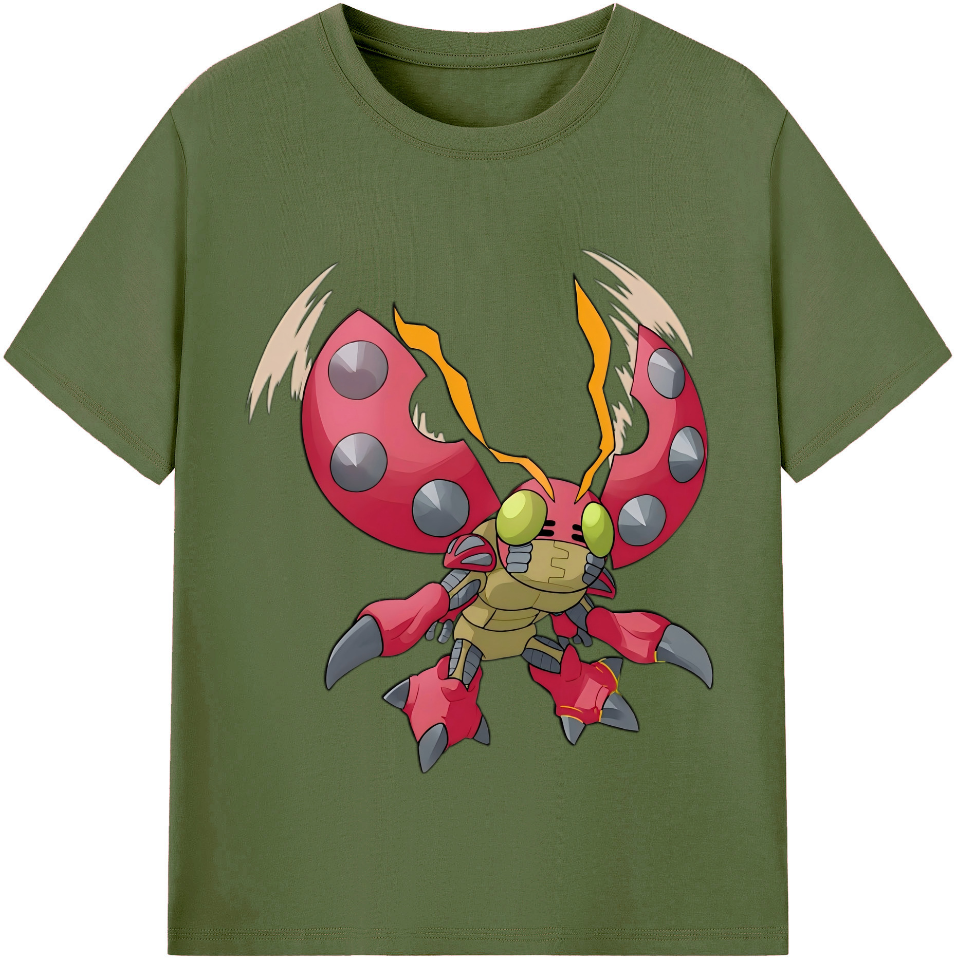 （画像用） Digimon デジタルモンスター/デジモン 綿100％半袖Tシャツ（フロントプリント）